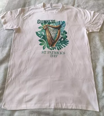 Buy Guinness Logo St Patrick's Day T Shirt Medium Size • 2.99£