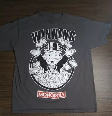 Buy MONOPOLY T-shirt Boys Size 2XL (  WINNING  Gray SHORT SLEEVE  • 9.75£