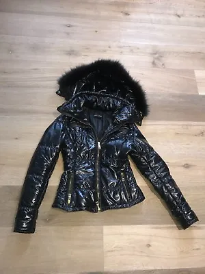 Buy Flo Clo Black Fur Hooded Hoodie Jacket Paris • 495£