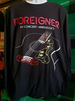 Buy Foreigner 2016 Unplugged Concert Tour Shirt 2xl Authentic • 24.02£