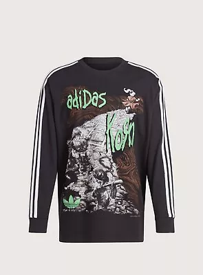 Buy Adidas X Korn Long Sleeve Top T Shirt - Medium - Black Green - IW7523 • 114.99£