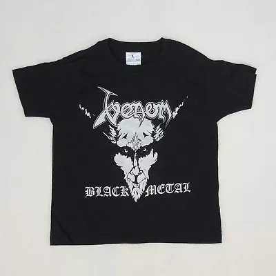 Buy . VENOM Black Metal S SMALL T-Shirt Black KIDS • 16.69£