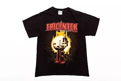 Buy Epicenter 2010 Auto Club Speedway DMX Bling 182 KISS Eminem Rise Against Shirt M • 11.64£