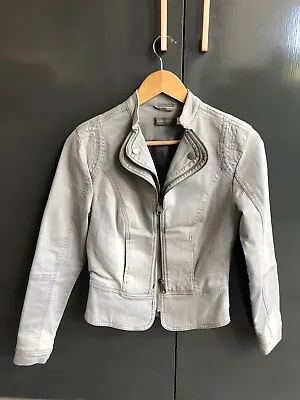 Buy Grey Denim Jacket Y2K Vintage Style- Mint Velvet Size 8 • 35£