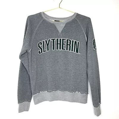 Buy Wizarding World Of Harry Potter Slytherin House Gray Raglan Sleeve Sweatshirt S • 30.31£