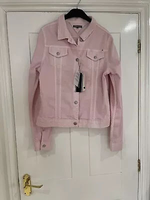 Buy Tommy Hilfigure Womens Pink Denim Jacket USA Size 12 Fits 14, • 35£