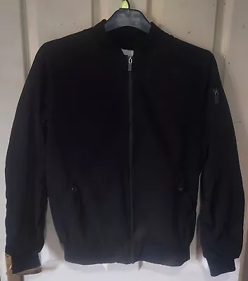 Buy Ladies Warehouse Black Bomber Jacket Zip Up Good Condition Size UK 6 • 12.99£