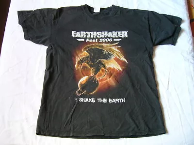 Buy V.A. SAXON,VENOM,TESTAMENT,SATYRICON… – Original 2006 EARTHSHAKER Fest T-Shirt!! • 27.75£