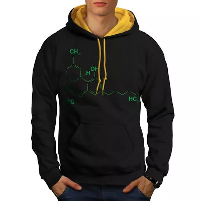 Buy Wellcoda Chemistry Geek Smart Mens Contrast Hoodie, Alchemy Casual Jumper • 30.99£