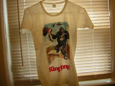 Buy King Kong Promo 1976 Movie T Shirt Unused Vintage Dino Delaurentiis • 278.77£