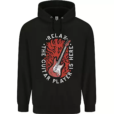 Buy Here Comes The Guitar Player Guitarist Mens 80% Cotton Hoodie • 19.99£