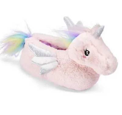 Buy The Kids Division Pink Unicorn Slippers Size Uk Jnr 2-3- New • 6.99£