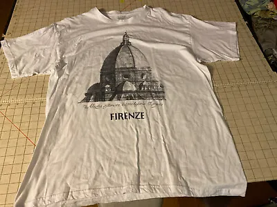 Buy Il Grande Museo Del Duomo White Shirt XXL Firenze Alzata Efteriore Delmedefimo  • 18.94£