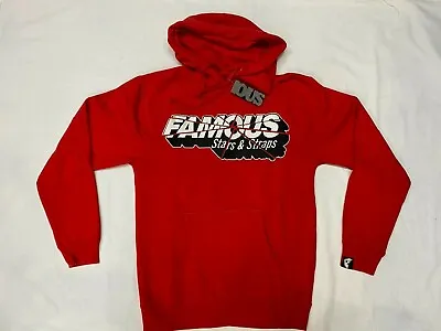 Buy Famous Stars & Straps Hoodie  Pullover Red Mens • 49.99£