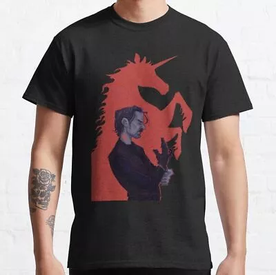 Buy NWT The Red Unicorn And Man Cool Tees Unisex T-Shirt • 32.98£