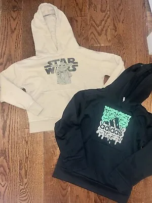 Buy Boys Star Wars And Adidas Pullover Sweatshirts Size M #94 • 7.99£