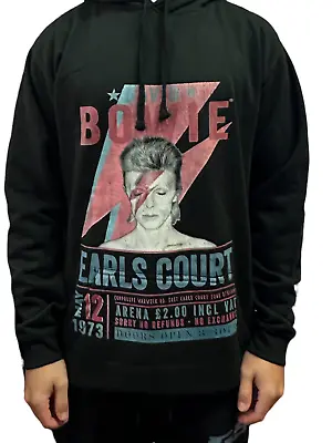 Buy David Bowie - Earls Court '73 Pullover Hoodie Unisex Official Brand New Various • 29.99£