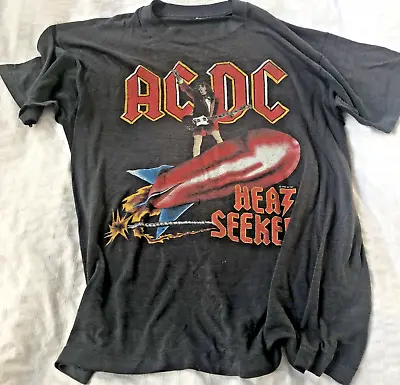 Buy VINTAGE AC DC '88 TOUR Original Used T-shirt • 85£