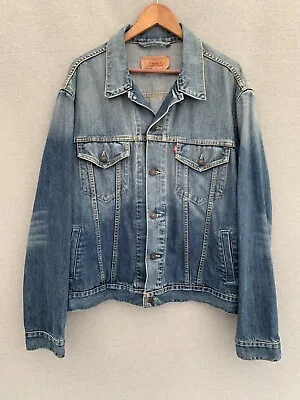 Buy Levi’s Denim Jacket Blue Mens Red Tab  - Size XL • 39.99£
