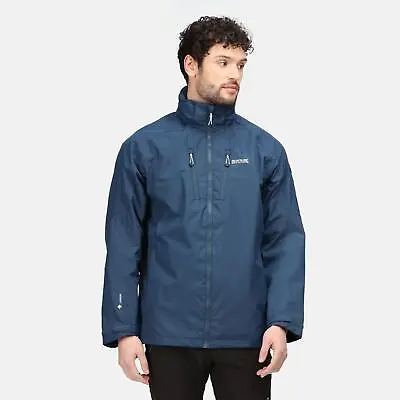 Buy Regatta Calderdale IV Mens Waterproof Hooded Jacket Coat S-3XL 4 Zip Pockets • 39.99£