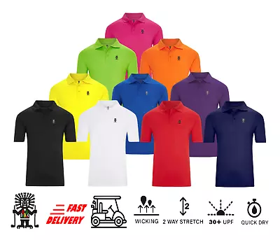Buy Golf God Clothing Polo Shirt Performance Golf Top Sport Jersey Tshirt Size S 3XL • 15.99£