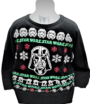 Buy Star Wars Darth Vader Ugly Christmas Sweater (XL Youth Size)  SM Adult • 17.10£