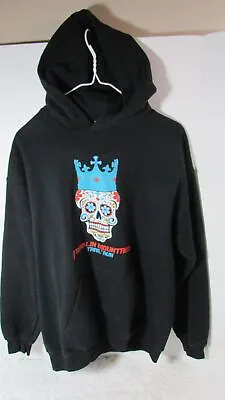 Buy Franklin Mountain Trail Run Day Of The Dead Skull With Crown Medium Hoodie • 9.47£