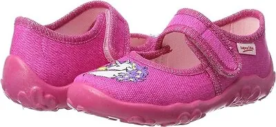 Buy Superfit Girl's Bonny Low-Top Pink Unicorn Slipper Shoe Kids Size UK 1 EU 33 • 9.99£