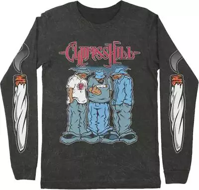 Buy Cypress Hill - Unisex - T-Shirts - Large - Long Sleeves - Blunted - K500z • 29.06£