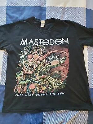 Buy Mastodon Once More 'Round The Sun UK Tour T-shirt Large • 15£