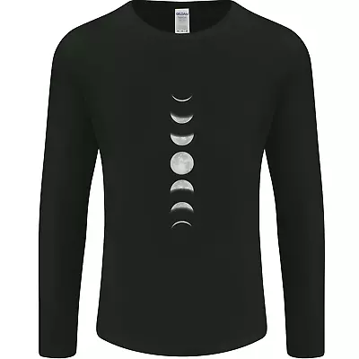 Buy Moon Phases Supermoon Eclipse Full Moon Mens Long Sleeve T-Shirt • 11.99£