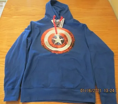Buy Marvel Captain America Hoodie Sweatshirt  SIZE S 34/36 • 7.87£