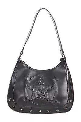 Buy Banned White Magic Skull Shoulder Bag - Gothic Alternative Style • 40.50£