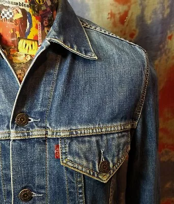 Buy Womens Levi's Classic Fitted Denim Jacket Size UK Medium  • 48.50£