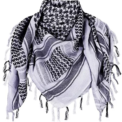 Buy Palestinian Cotton Shemagh Scarf Arab Army Tactical Military Desert Keffiyeh New • 7.98£