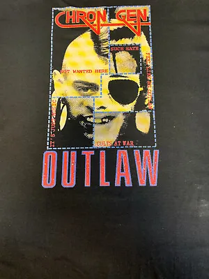 Buy Chron Gen 'Outlaw' - NEW Official Black T Shirt  • 15.95£