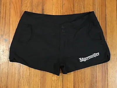 Buy Jagermeister Women's Shorty Shorts Black Adult Size S Small Fits 30 Polyester VG • 15.63£