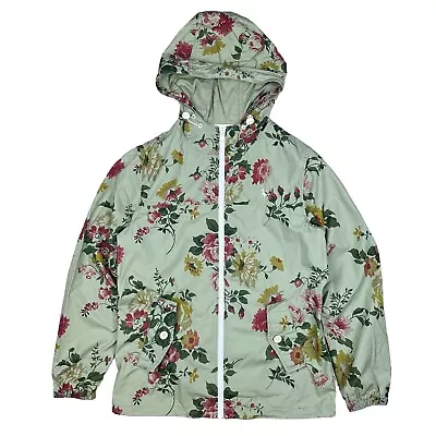 Buy JACK WILLS Womens Zip Up Hooded Jacket Floral All Over Print U.K. 10 • 14.95£