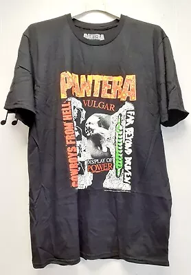 Buy Pantera 3 Albums Size Large New Official T Shirt Black Rock Metal Hard Cover • 17£