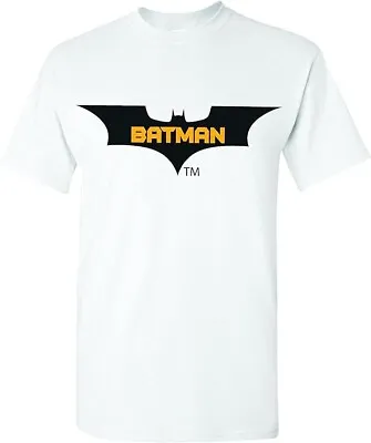 Buy Recovered Men's Batman Bat Logo White Slub T-Shirt - Medium • 12.99£