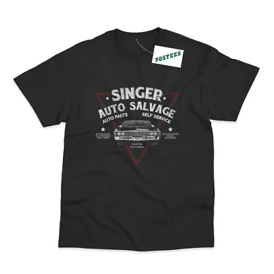 Buy Singer Auto Salvage Inspired By Supernatural DTG Printed T-Shirt • 12.45£