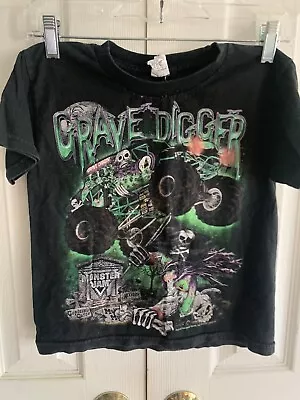 Buy Alstyle Youth TP 6 Vintage Grave Digger Monster Jam Retro T Shirt • 18.41£