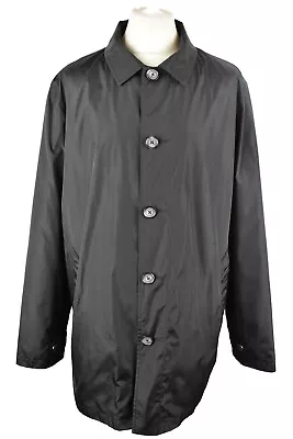 Buy MARKS AND SPENCER Black Coat Jacket Size 2XL Mens Button Up Outdoors Outerwear • 20£