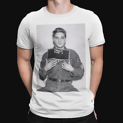 Buy Elvis Presley Mugshot T-Shirt- Retro - Music - Cool - 80's - Funny - Rock  • 8.39£