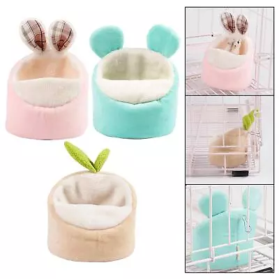 Buy Small Animal Guinea Pig House Warm Bed Sleeping Accessories Soft Slippers Cold • 4.50£