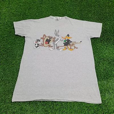 Buy Vintage 1991 Looney-Tunes Gang Cartoon Shirt Women 3XL-Long 26x33 Bugs-Bunny USA • 84.09£