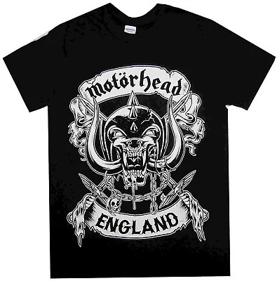Buy Motorhead England Crossed Swords T-Shirt - OFFICIAL • 16.29£