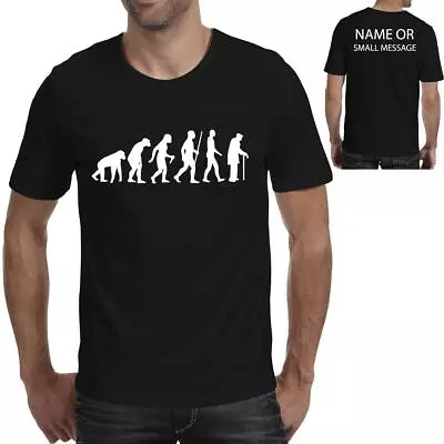 Buy Evolution Of Man Funny Printed T Shirt • 12.95£