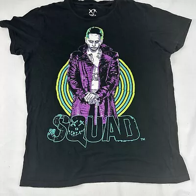 Buy Suicide Squad Tshirt Mens Medium Black Joker DC Leto Super Anti Hero  Graphic • 9.20£