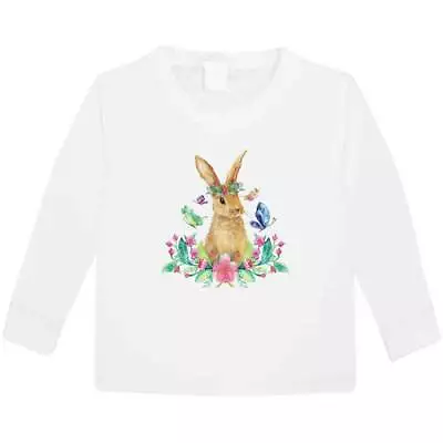 Buy 'Spring Bunny' Children's / Kid's Long Sleeve Cotton T-Shirts (KL039305) • 9.99£